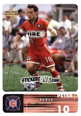 Sticker Peter Nowak - MLS 2000 n. 31 - Upper Deck