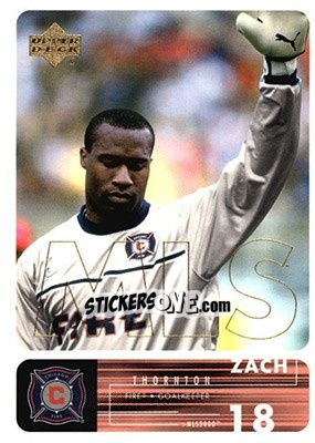 Cromo Zach Thornton - MLS 2000 - Upper Deck