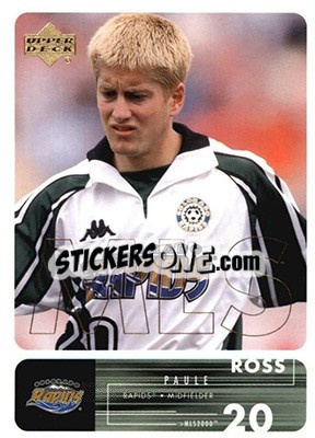 Cromo Ross Paule - MLS 2000 - Upper Deck