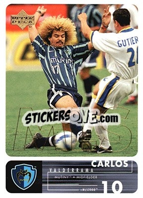 Figurina Carlos Valderrama - MLS 2000 - Upper Deck