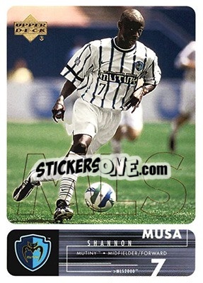 Sticker Musa Shannon - MLS 2000 - Upper Deck