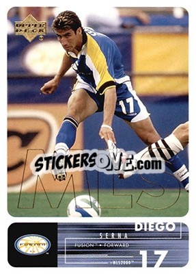 Cromo Diego Serna - MLS 2000 - Upper Deck