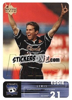 Sticker Eddie Lewis - MLS 2000 - Upper Deck