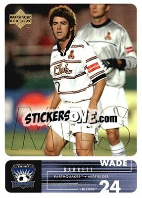 Sticker Wade Barrett - MLS 2000 n. 61 - Upper Deck