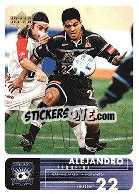 Cromo Alejandro Sequeira - MLS 2000 - Upper Deck