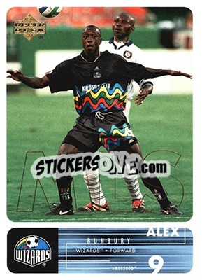 Sticker Alex Bunbury - MLS 2000 - Upper Deck