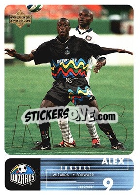 Cromo Alex Bunbury - MLS 2000 - Upper Deck