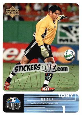 Cromo Tony Meola - MLS 2000 - Upper Deck