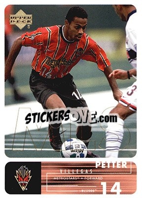 Sticker Petter Villegas - MLS 2000 - Upper Deck