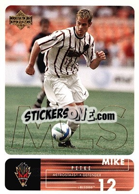 Sticker Mike Petke - MLS 2000 n. 83 - Upper Deck