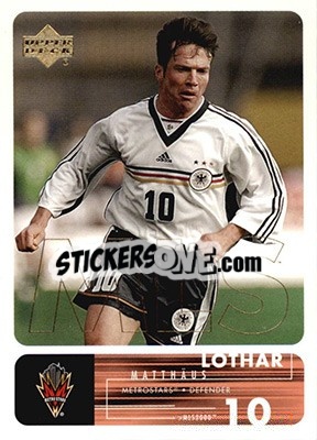 Sticker Lothar Matthaus - MLS 2000 n. 85 - Upper Deck