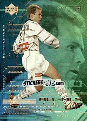 Sticker Eddie Lewis - MLS 2000 - Upper Deck