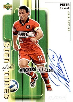 Sticker Peter Nowak - MLS 2000 n. PN - Upper Deck