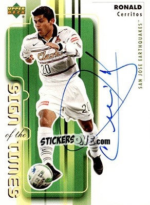 Cromo Ronald Cerritos - MLS 2000 - Upper Deck