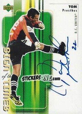 Sticker Tom Presthus - MLS 2000 - Upper Deck