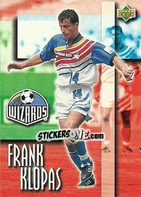 Sticker Frank Klopas - MLS 1997 - Upper Deck