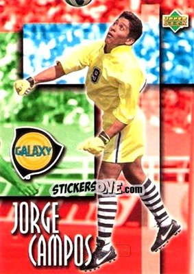 Sticker Jorge Campos - MLS 1997 - Upper Deck