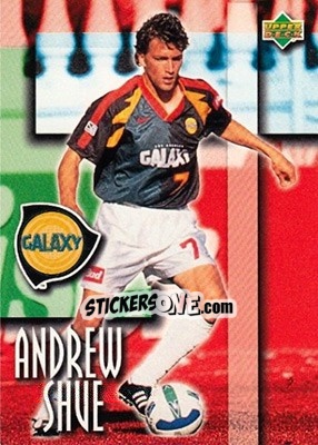 Sticker Andrew Shue - MLS 1997 - Upper Deck
