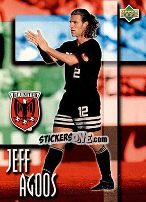Sticker Jeff Agoos - MLS 1997 - Upper Deck