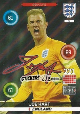 Sticker Joe Hart - England 2016. Adrenalyn XL - Panini