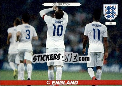 Sticker Group Celebration - England 2016. Adrenalyn XL - Panini