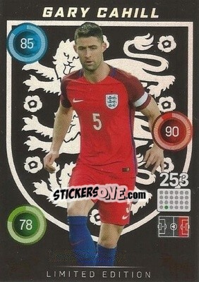 Sticker Gary Cahill - England 2016. Adrenalyn XL n. LE-GC - Panini