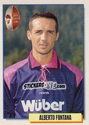 Figurina Alberto Fontana - Calcio Cards 1994-1995 - Merlin