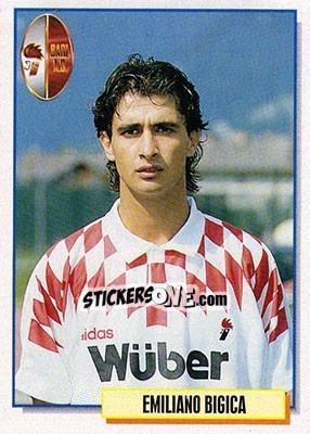 Sticker Miliano Bigica - Calcio Cards 1994-1995 n. 4 - Merlin