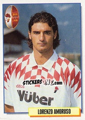 Sticker Lorenzo Amoruso - Calcio Cards 1994-1995 n. 5 - Merlin