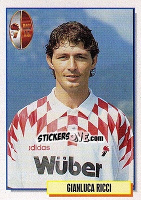 Sticker Gianluca Ricci - Calcio Cards 1994-1995 - Merlin