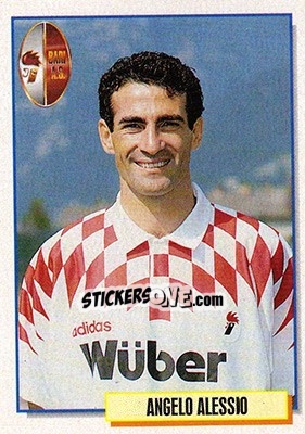 Sticker Angelo Alessio - Calcio Cards 1994-1995 n. 7 - Merlin