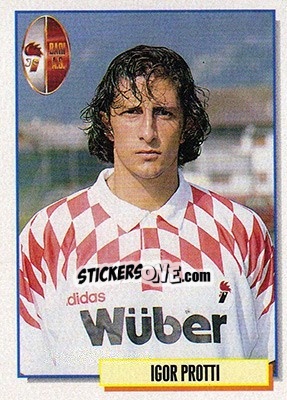Sticker Igor Protti - Calcio Cards 1994-1995 n. 14 - Merlin