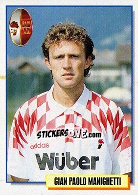 Sticker Gian Paolo Manighetti - Calcio Cards 1994-1995 n. 15 - Merlin