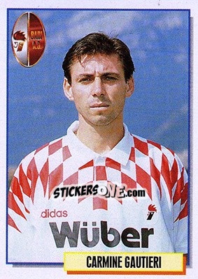 Figurina Carmine Gautieri - Calcio Cards 1994-1995 - Merlin