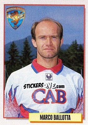 Figurina Marco Ballotta - Calcio Cards 1994-1995 - Merlin