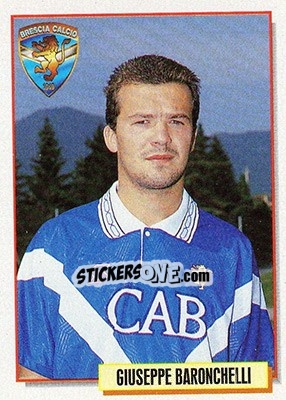 Figurina Giuseppe Baronchelli - Calcio Cards 1994-1995 - Merlin