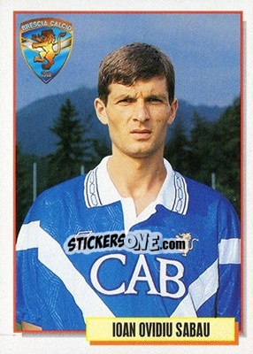 Figurina Ioan Ovidiu Sabau - Calcio Cards 1994-1995 - Merlin