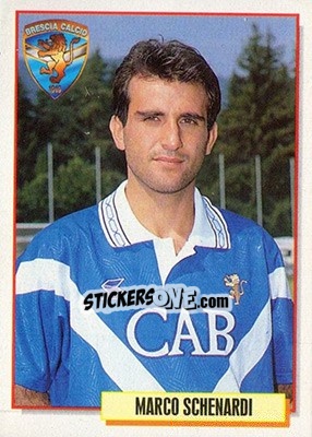 Figurina Marco Schenardi - Calcio Cards 1994-1995 - Merlin
