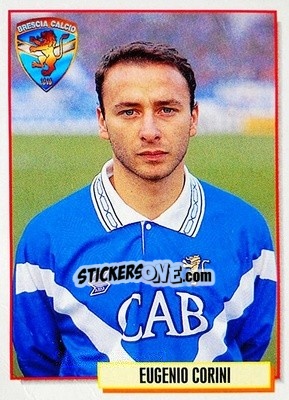 Sticker Eugenio Corini - Calcio Cards 1994-1995 n. 28 - Merlin