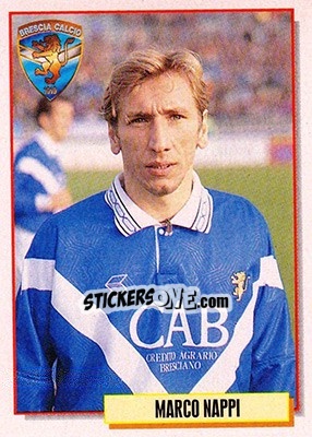 Sticker Marco Nappi - Calcio Cards 1994-1995 n. 29 - Merlin