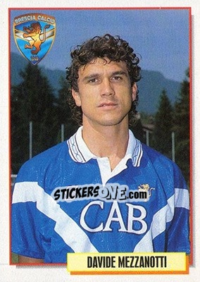 Sticker Davide Mezzanotti - Calcio Cards 1994-1995 n. 31 - Merlin