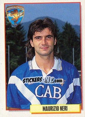 Figurina Maurizio Neri - Calcio Cards 1994-1995 - Merlin