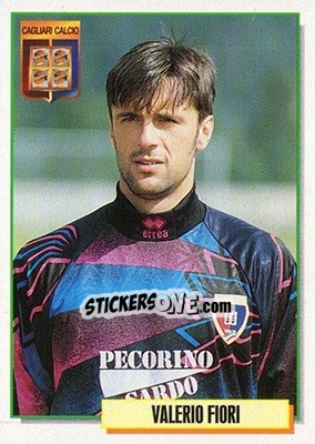Sticker Valerio Fiori - Calcio Cards 1994-1995 n. 37 - Merlin