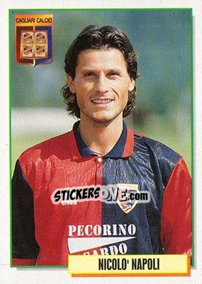 Figurina Nicolo Napoli - Calcio Cards 1994-1995 n. 38 - Merlin