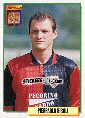 Figurina Pierpaolo Bisoli - Calcio Cards 1994-1995 - Merlin