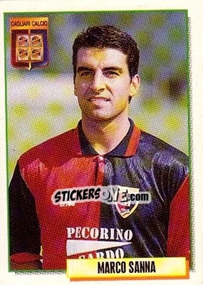 Sticker Marco Sanna - Calcio Cards 1994-1995 n. 44 - Merlin