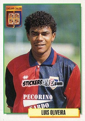 Sticker Luis Oliveira - Calcio Cards 1994-1995 - Merlin