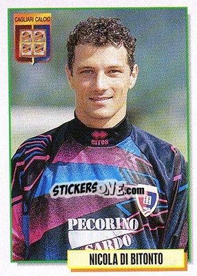 Sticker Nicola Di Bitonto - Calcio Cards 1994-1995 - Merlin