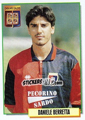 Sticker Daniele Berretta - Calcio Cards 1994-1995 n. 53 - Merlin