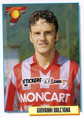 Sticker Giovanni Dall'igna - Calcio Cards 1994-1995 n. 56 - Merlin